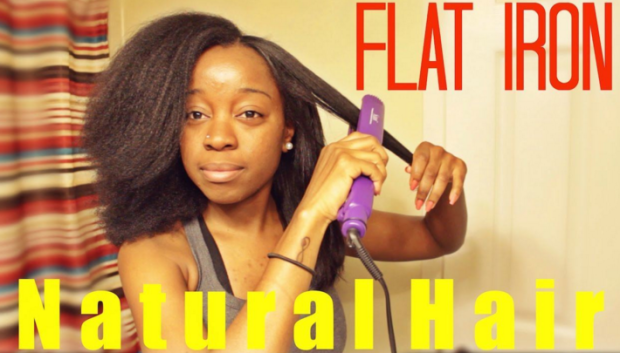 Flat-Iron-Natural-Hair